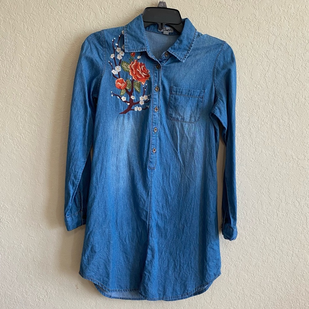 J FOR JUSTIFY Denim Dress Size 5